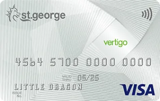 St.George Vertigo Card - Cashback Offer card